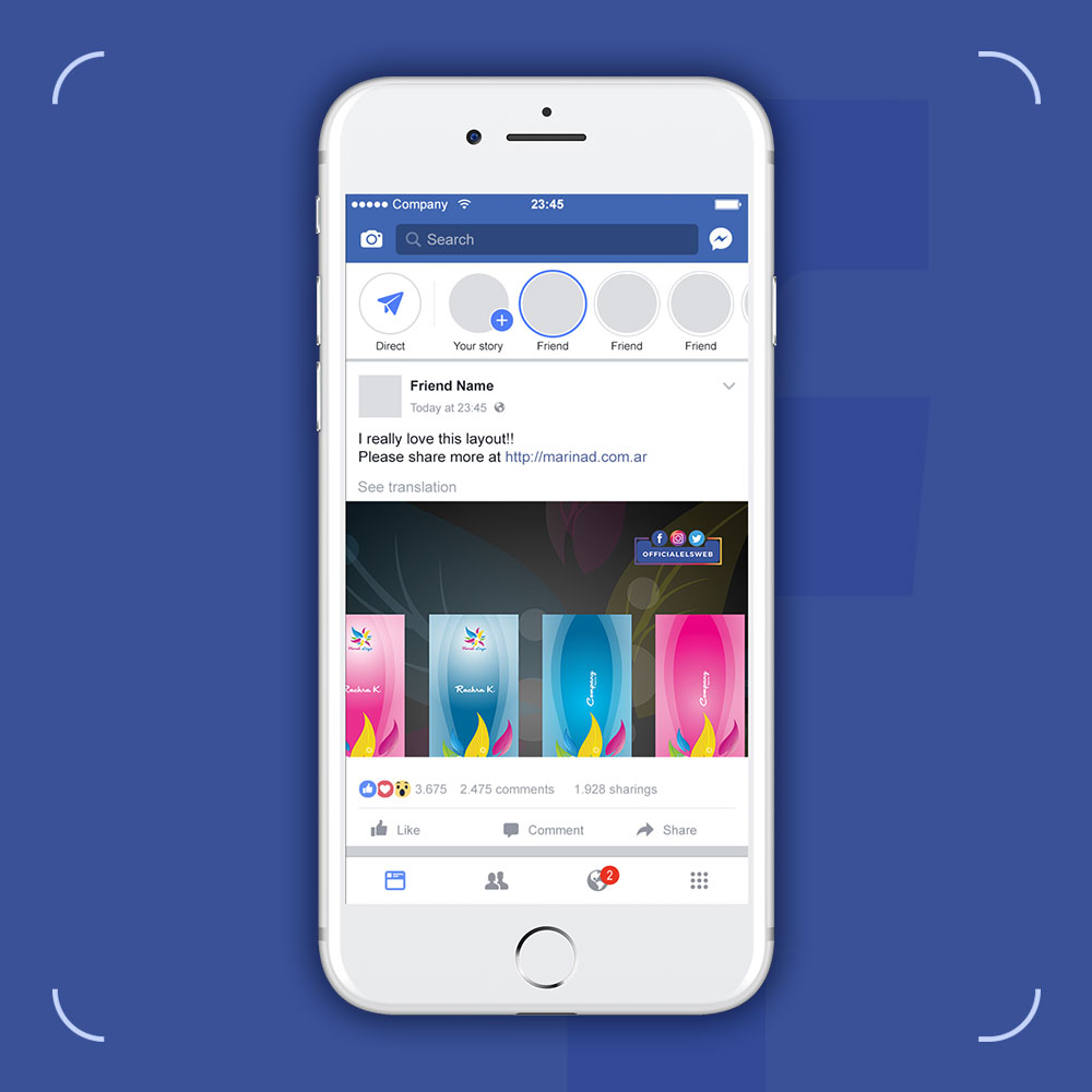 Facebook - Card Design